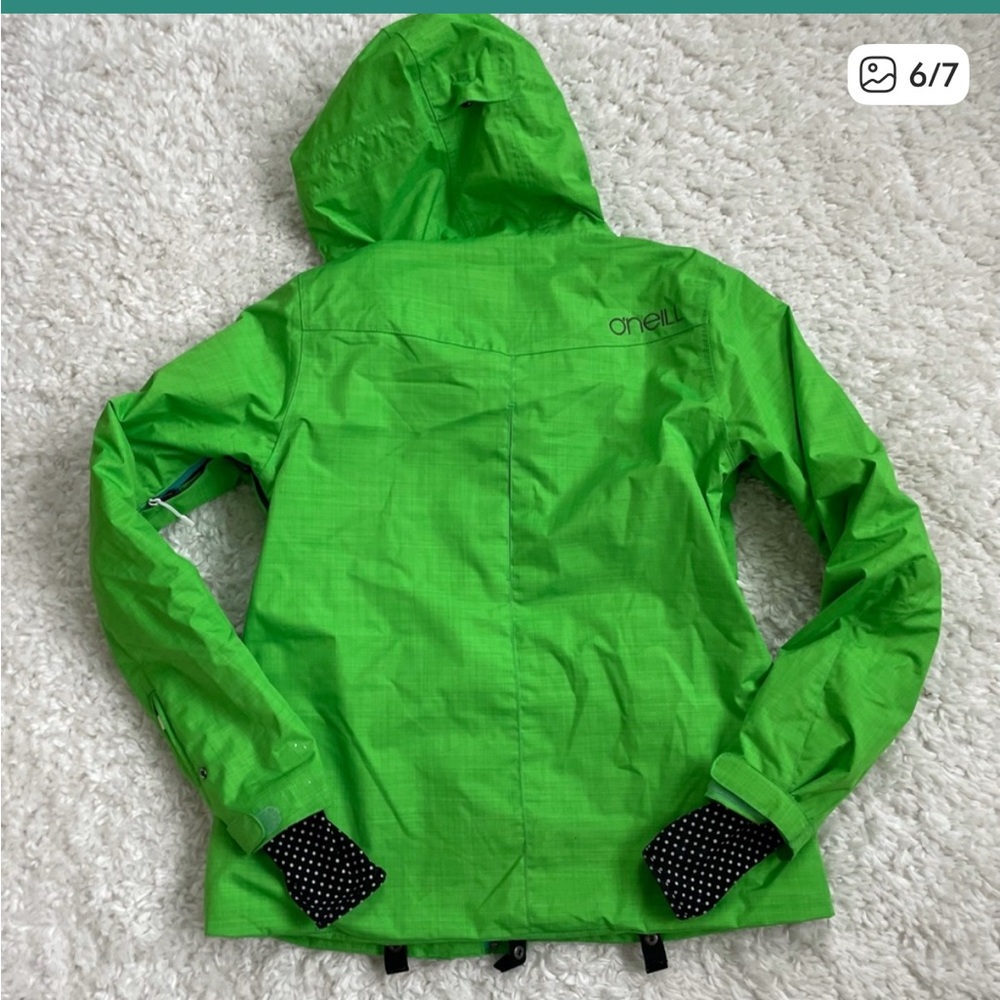 O'Neill Bright Green Ski Jacket - Picture 4 of 10
